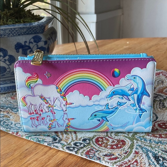 Loungefly Handbags - Lisa Frank Loungefly Unicorn and Dolphin Wallet